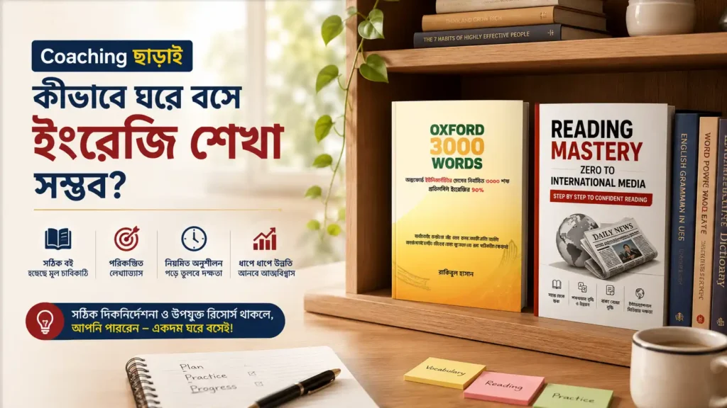 Coaching ছাড়াই যেভাবে ঘরে বসে ইংরেজি শেখা সম্ভব
